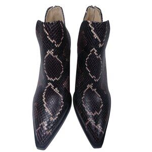Vince Camuto VC-Gigietta Mauve Multitricolor Snake Skin Boots Size 8M‎